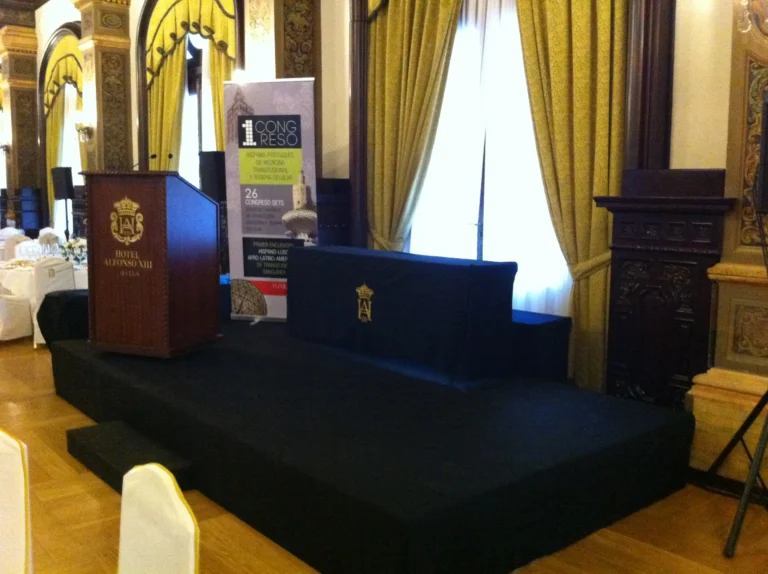 Audio-visual system for a congress at Hotel Alfonso XIII, Hotel Alfonso XIII.