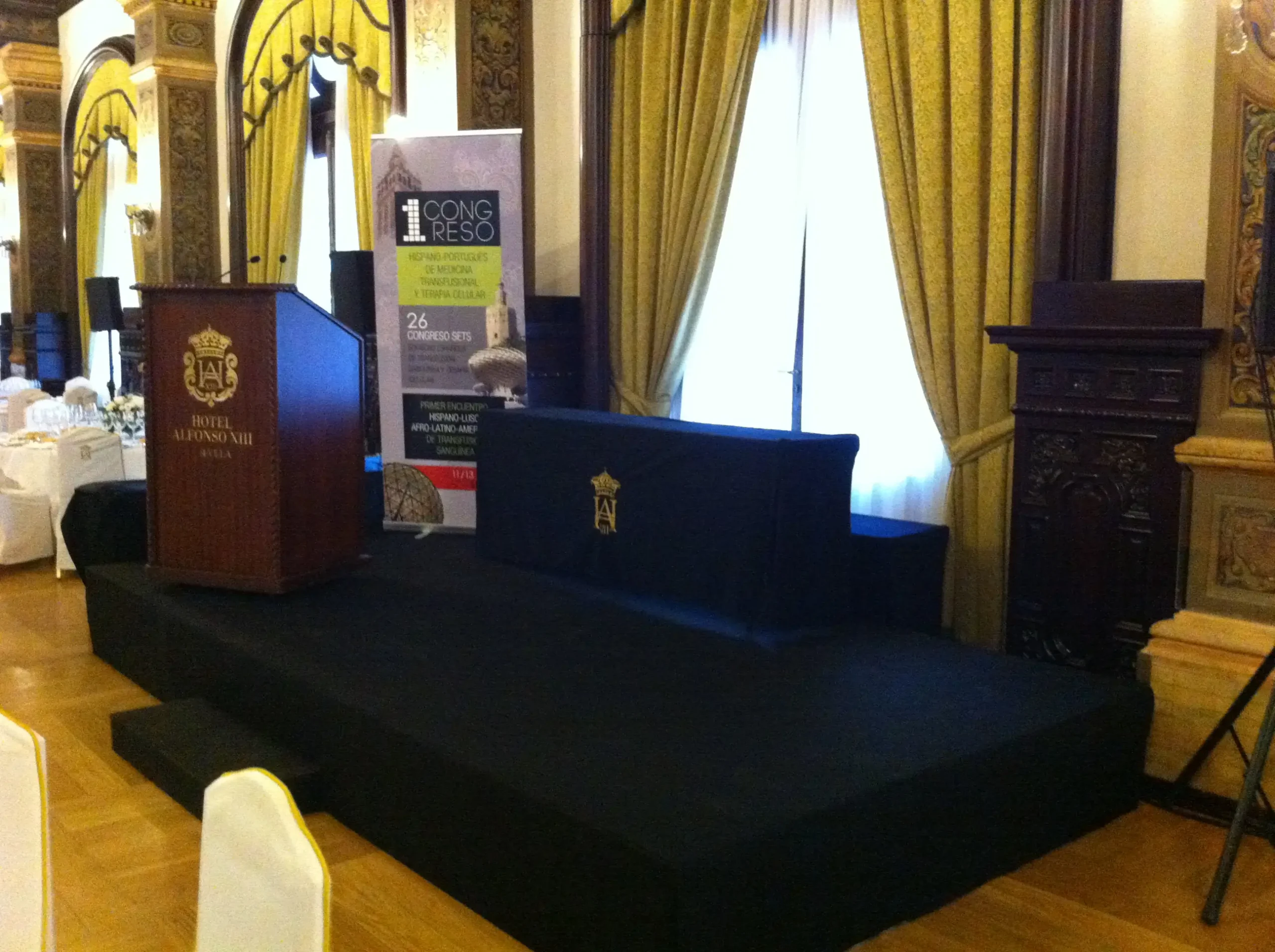 Audio-visual system for a congress at Hotel Alfonso XIII, Hotel Alfonso XIII.