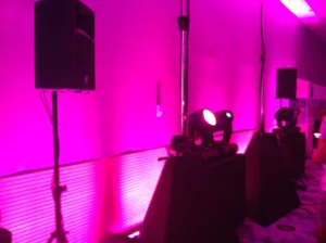 Lighting and sound system rental for events in Malaga.